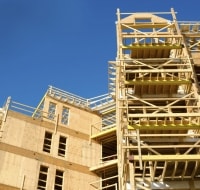 New Construction Framing of Multi Story Apartments Houston