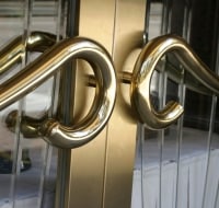 Polished Brass Entry Doors Houston