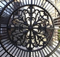 Decorative Ornamental Iron Privacy Gate Houston