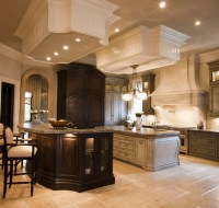 New Construction Old World Cabinetry and Granite Kitchen Houston TX