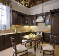 Detailed Coffered Kitchen Ceiling