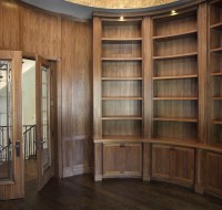 Remodeling of Study with Built Cabinets Houston