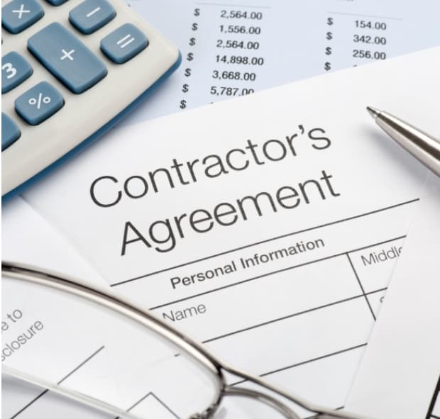 Home Builders require contracts to define the scope of work and terms and conditions