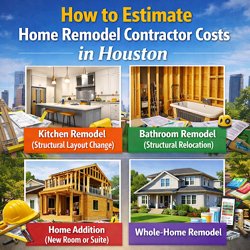 Estimate Home Remodel Contractor Costs in Houston