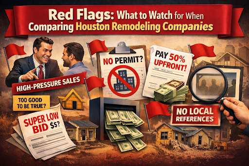Red Flags: Comparing Houston Remodeling Companies
