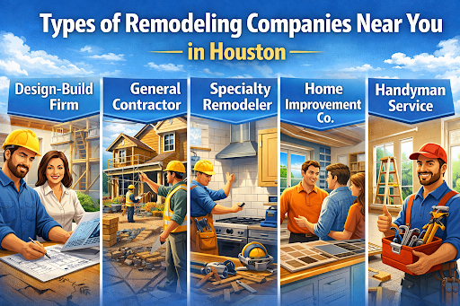 Types of Remodeling Companies Near Me in Houston