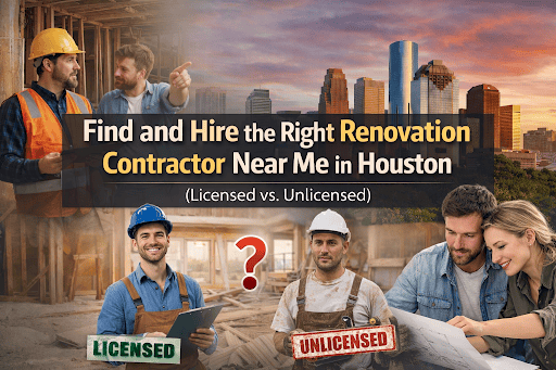 How to Find and Hire the Right Renovations Contractor Near Me in Houston