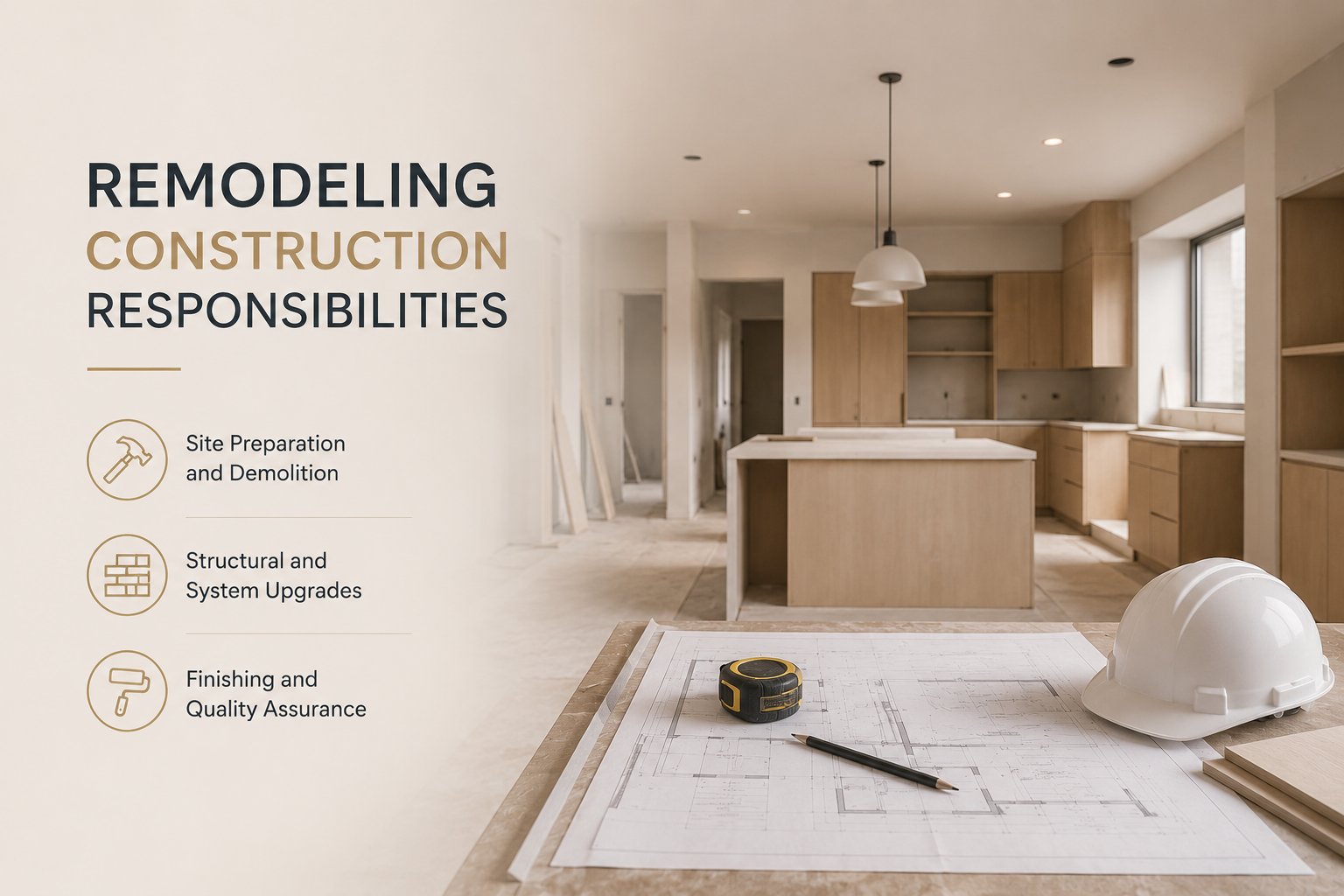 Remodeling Construction Responsibilities