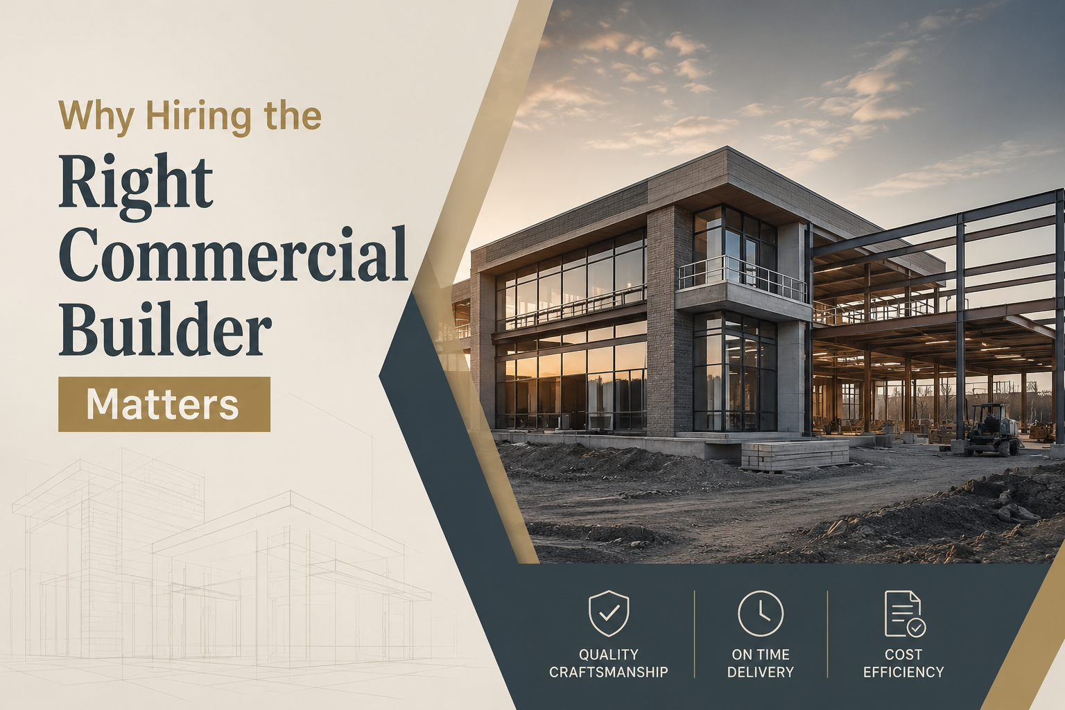 Why Hiring the Right Commercial Builders Company Matters