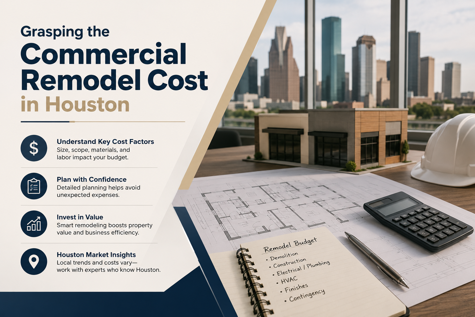 Grasping the Commercial Remodel Cost in Houston