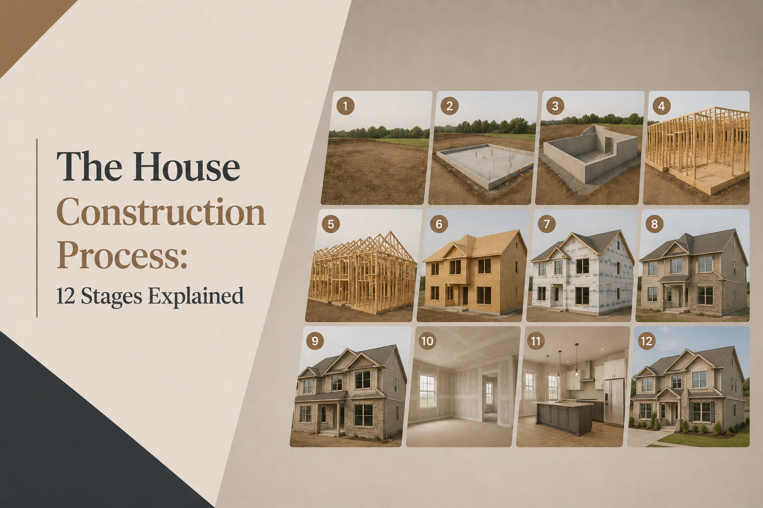 The House Construction Process: 12 Stages Explained