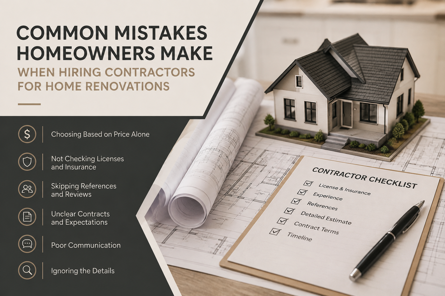 Common Mistakes Homeowners Make When Hiring Contractors for Home Renovations