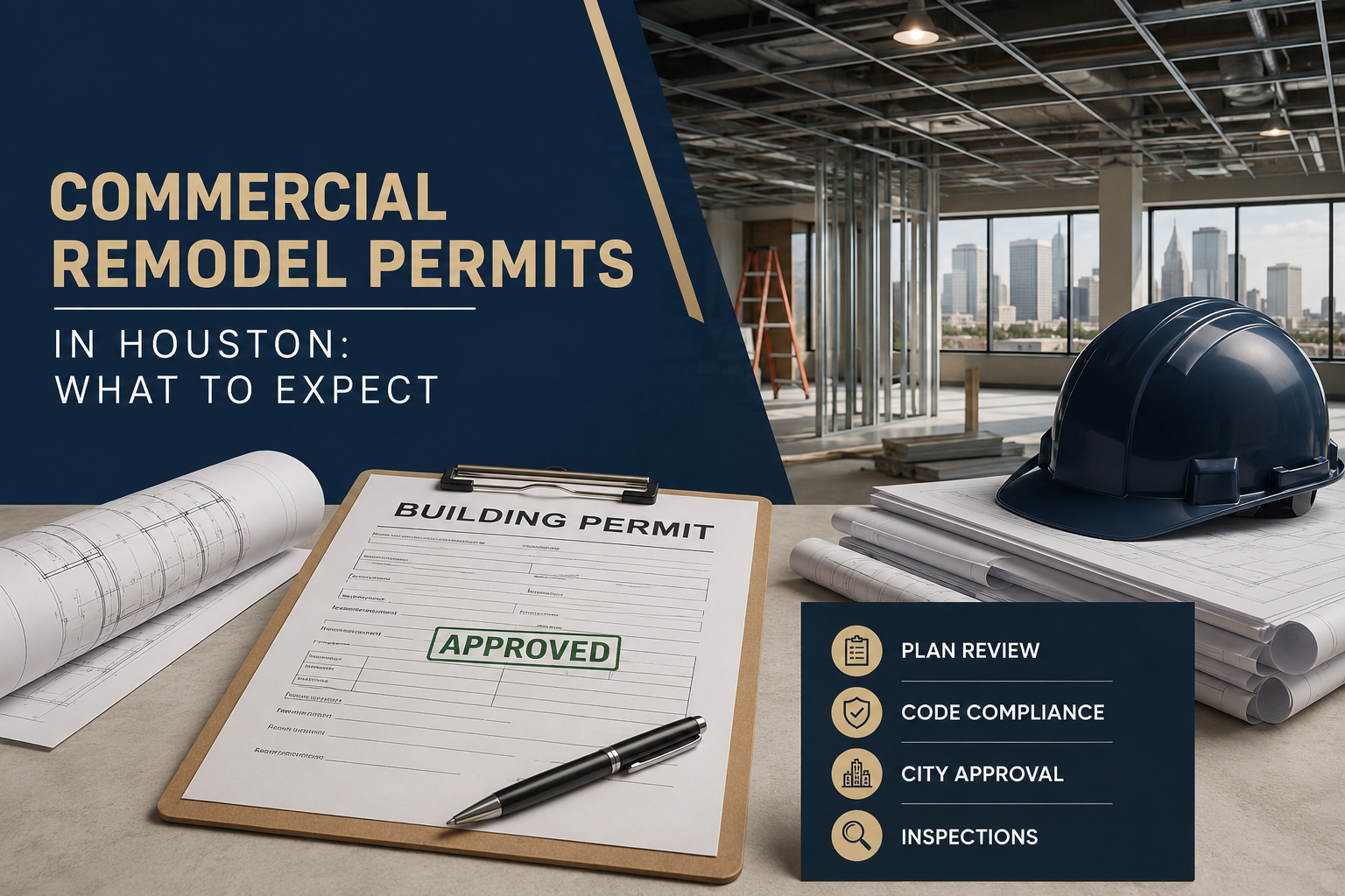 Commercial Remodel Permits in Houston: What to Expect