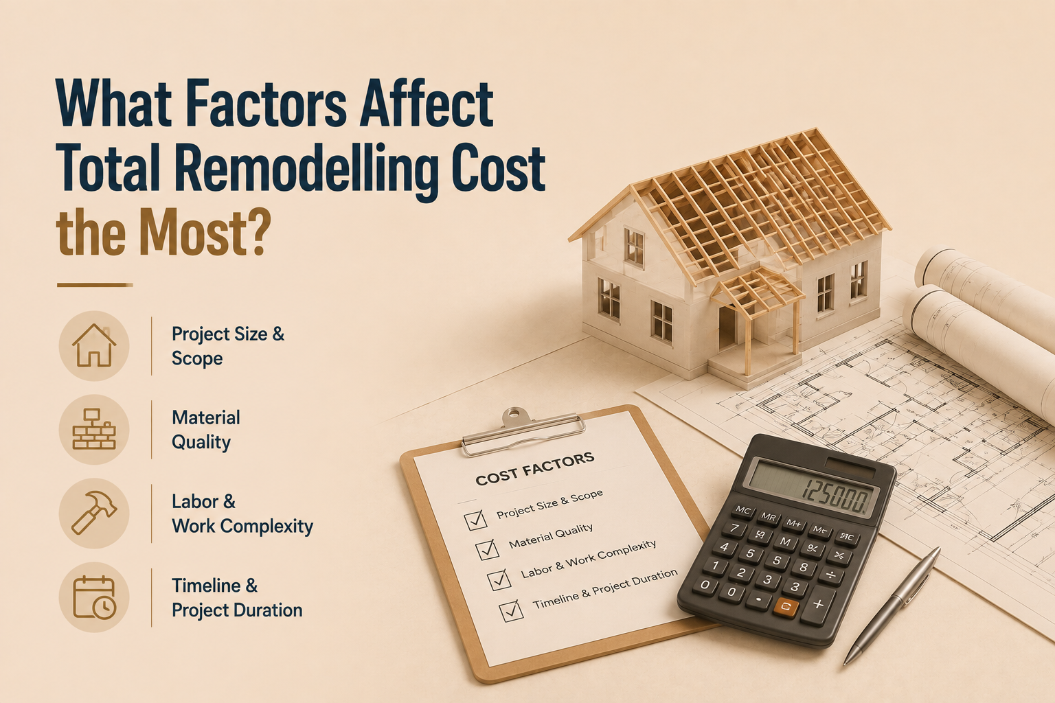 What Factors Affect Total Remodeling Cost the Most?