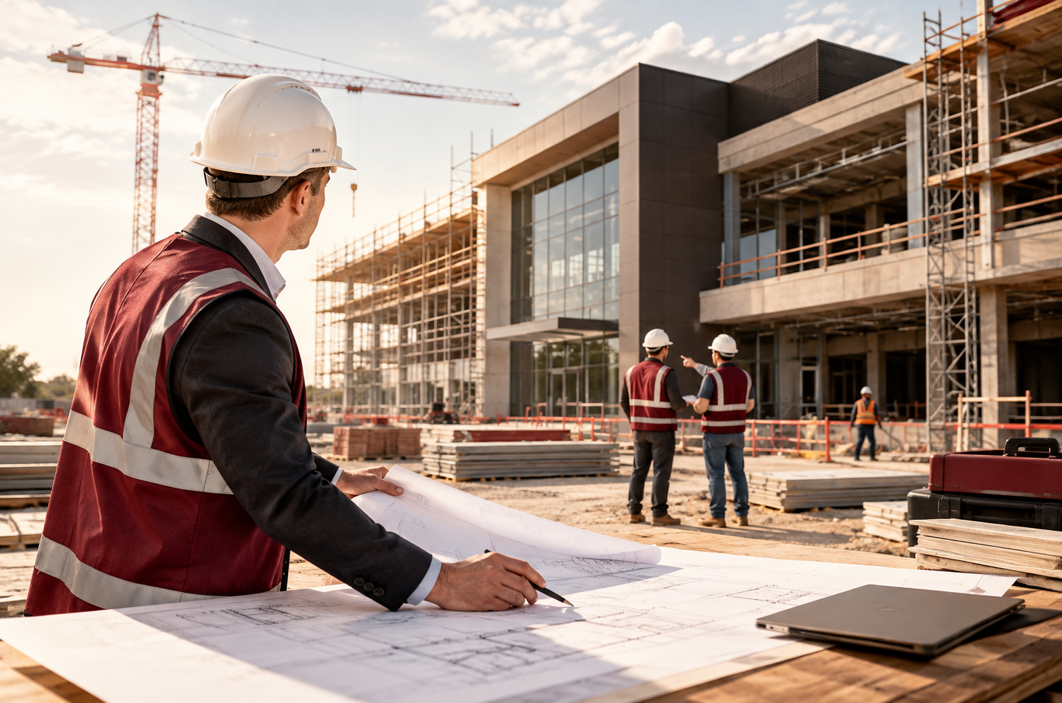 What are the functions of commercial general contractors?