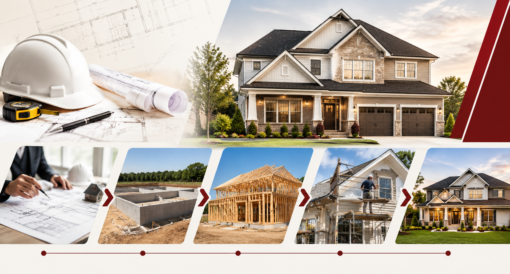 Building a Home Near Me Construction Process Stages