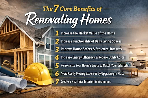 Benefits of Renovating Homes