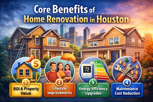 Core Benefits of Home Renovation in Houston