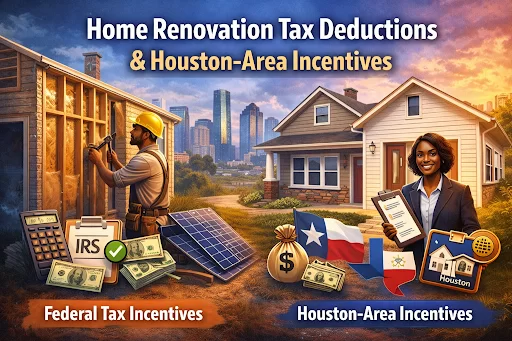 Home Renovation Tax Deductions & Houston-Area Incentives