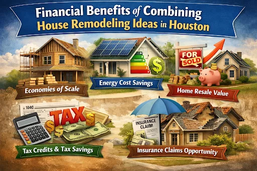 Benefits of Combining House Remodeling Ideas in Houston