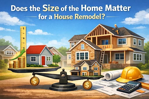 Does home size affect house remodel
