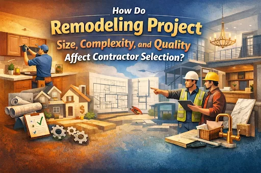 How Do Remodeling Project Size, Complexity, and Quality Affect Contractor Selection?