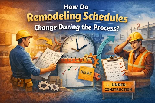How Do Remodeling Schedules Change During the Process?