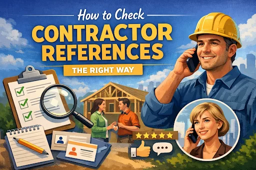 How to Check Contractor References the Right Way