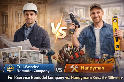 Remodel Company vs. Handyman: Know the Difference