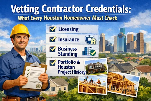 Vetting Contractor Credentials: What Every Houston Homeowner Must Check