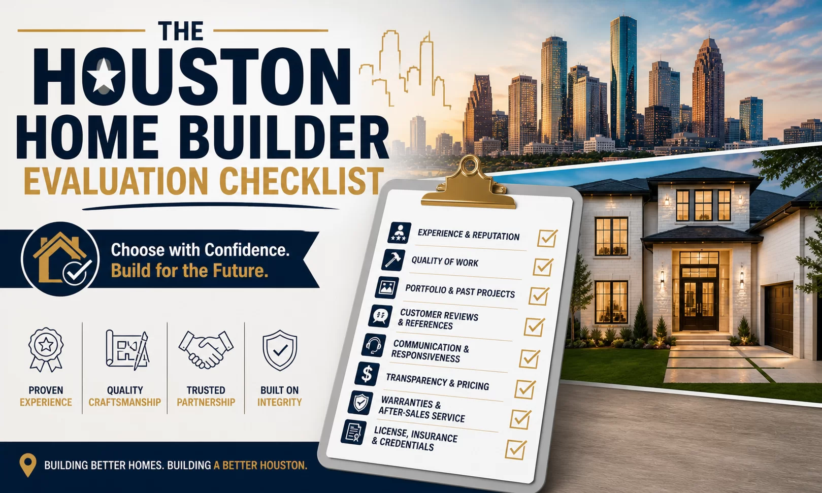 Houston Home Builder Evaluation
