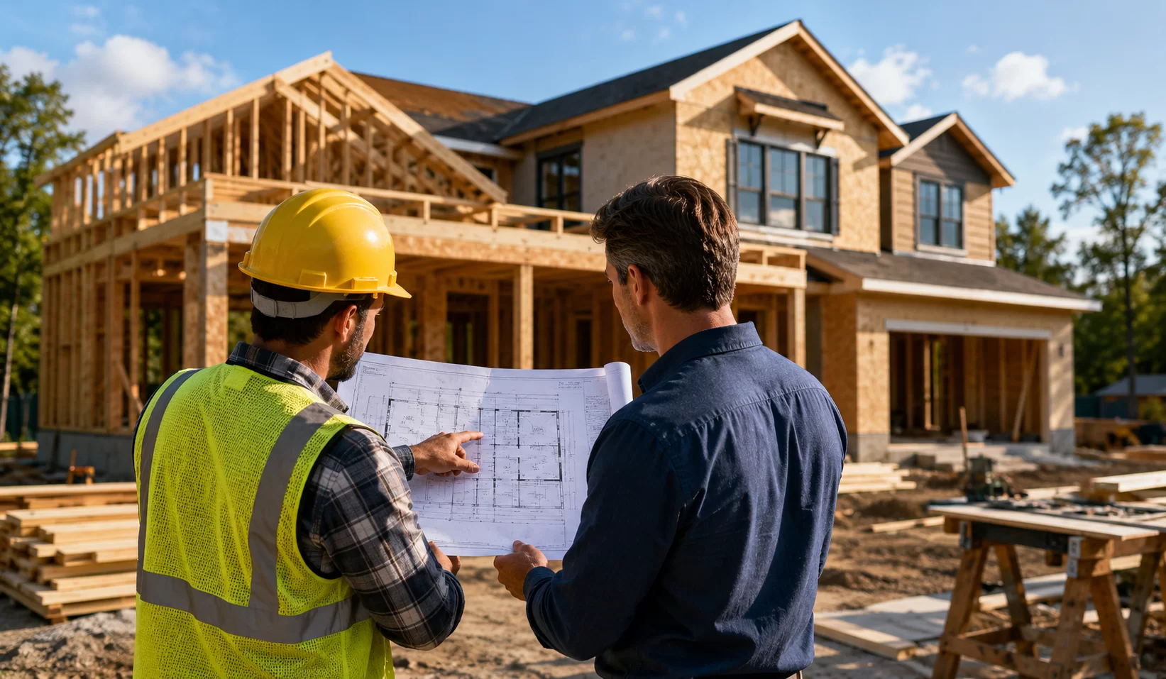 Collaborate with the House Building Contractor