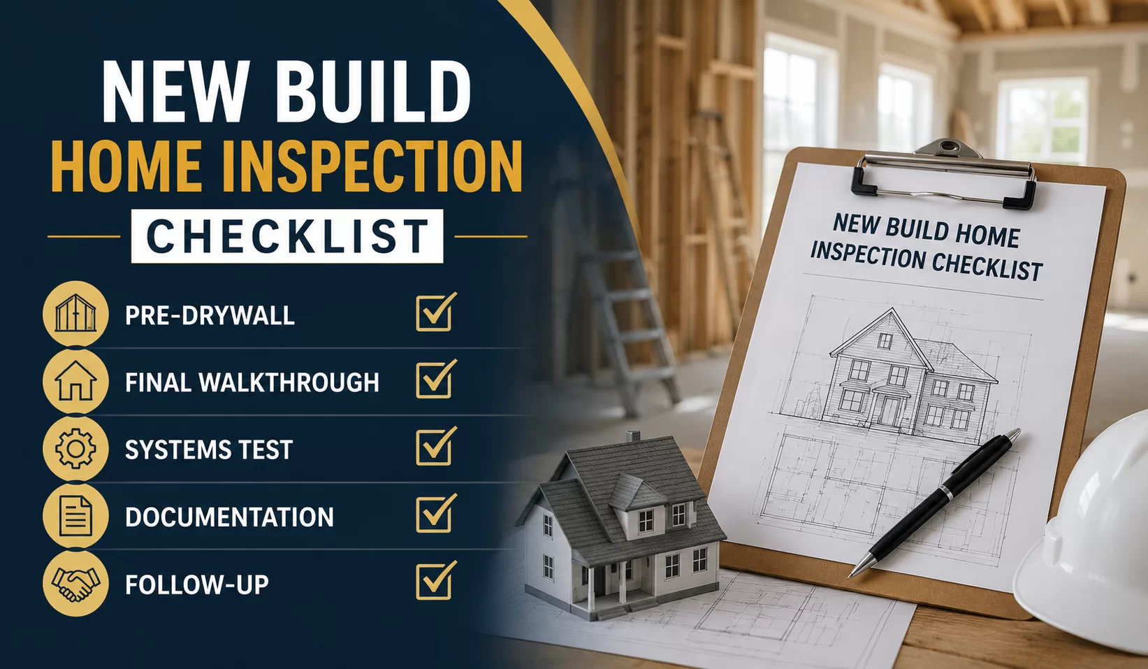 Houston New Build Homes Inspection Checklist