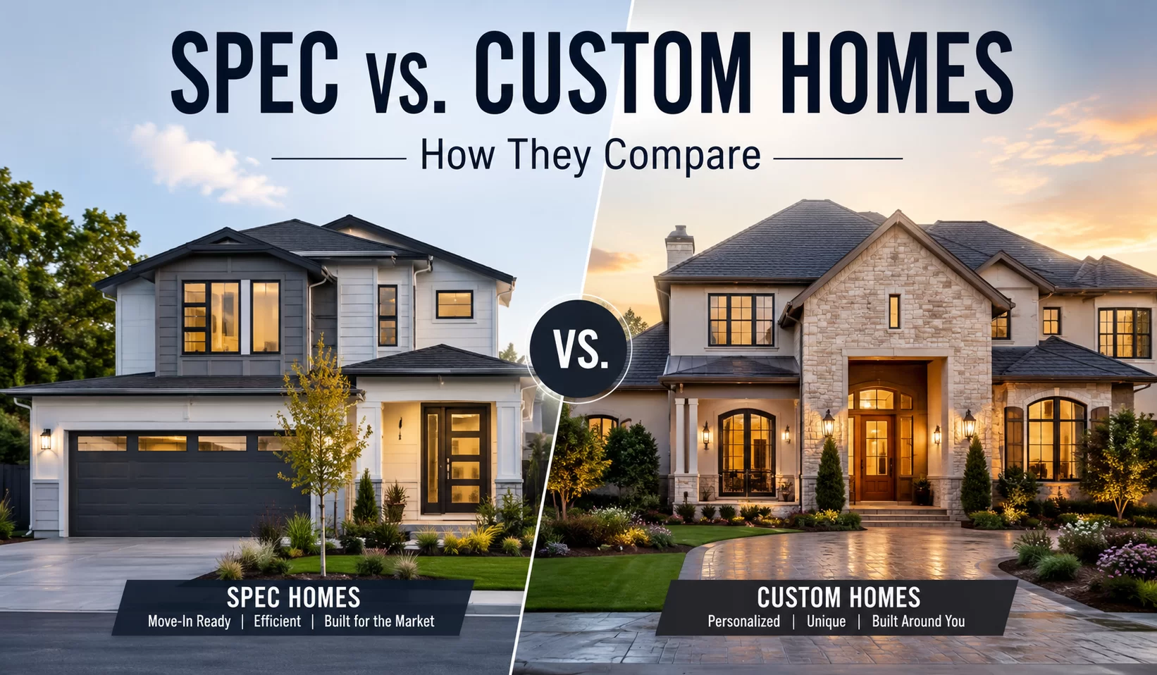 Spec vs. Custom Homes