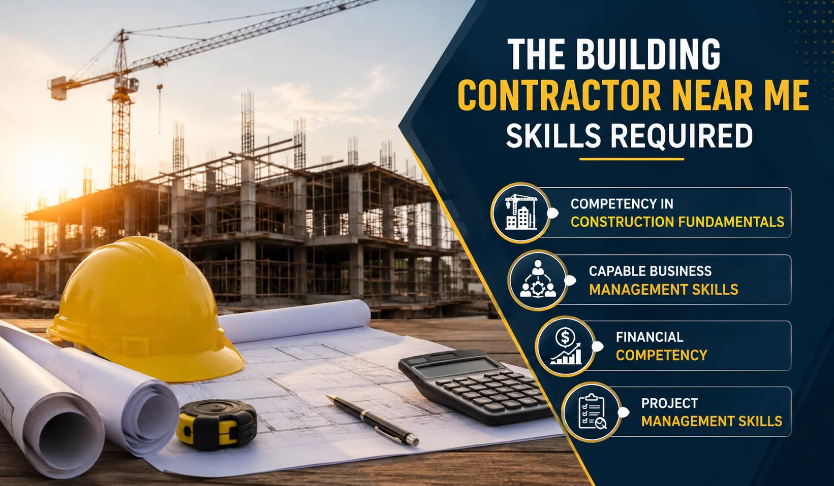 The Building Contractor Near Me Skills Required
