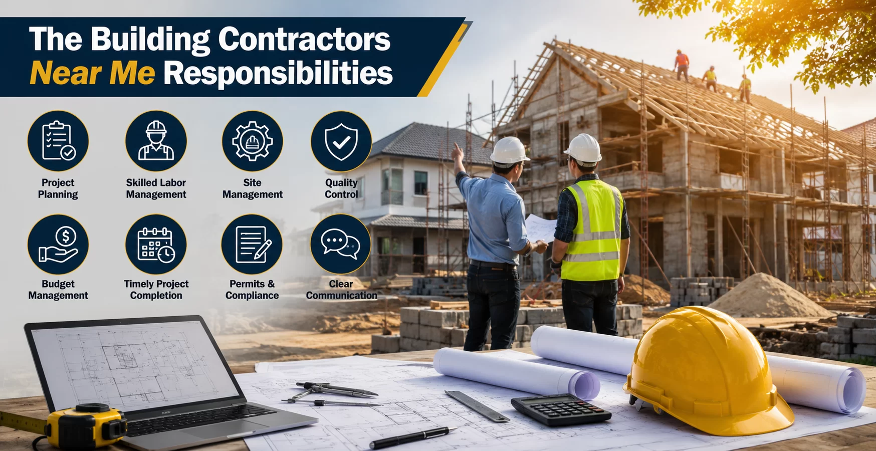 The Building Contractors Near Me Responsibilities