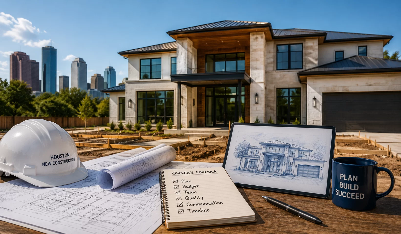 The Owner's Formula for a Successful Houston New Build Homes Construction Project