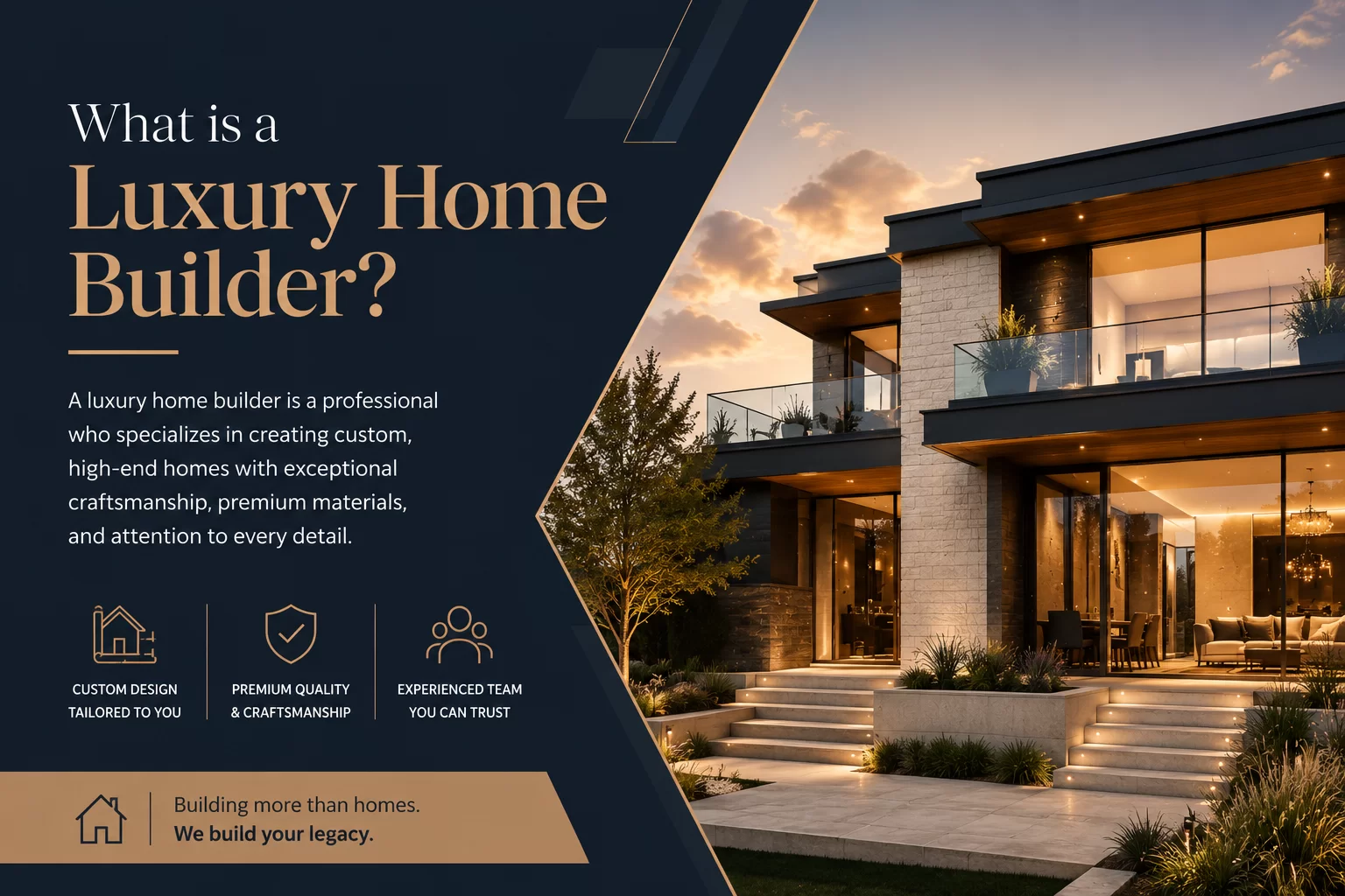 What is a luxury home builder?