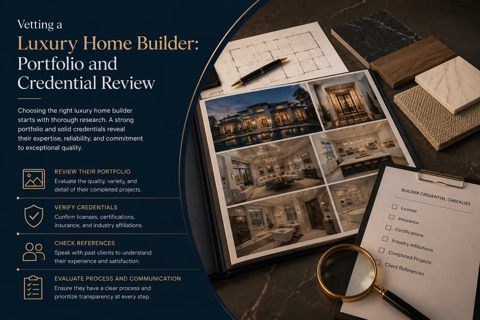 Vetting a Luxury Home Builder