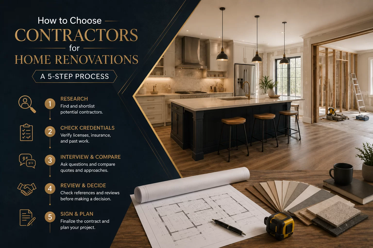How to Choose Contractors for Home Renovations: A 5-Step Process