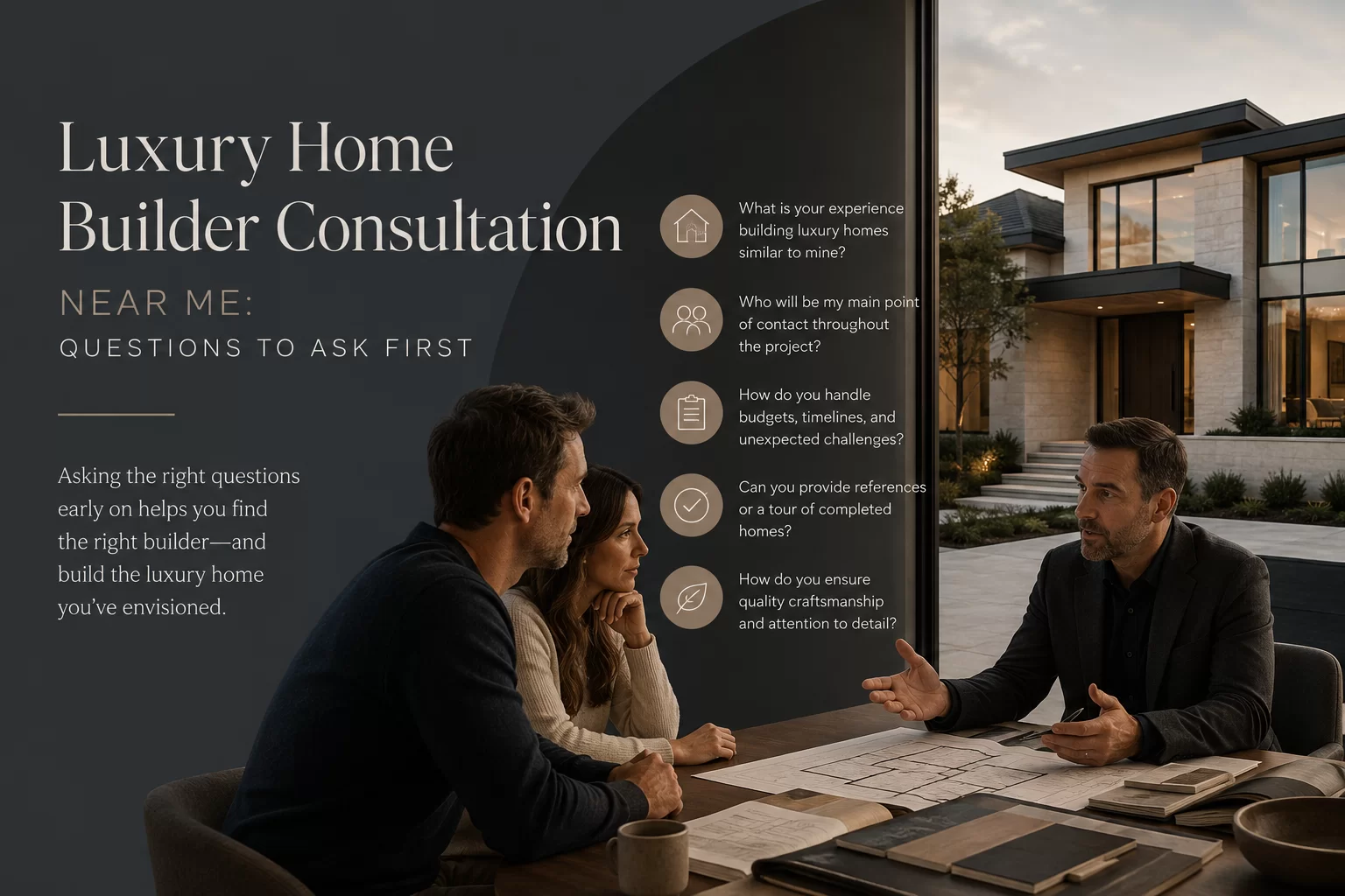 Luxury Home Builder Near Me Consultation
