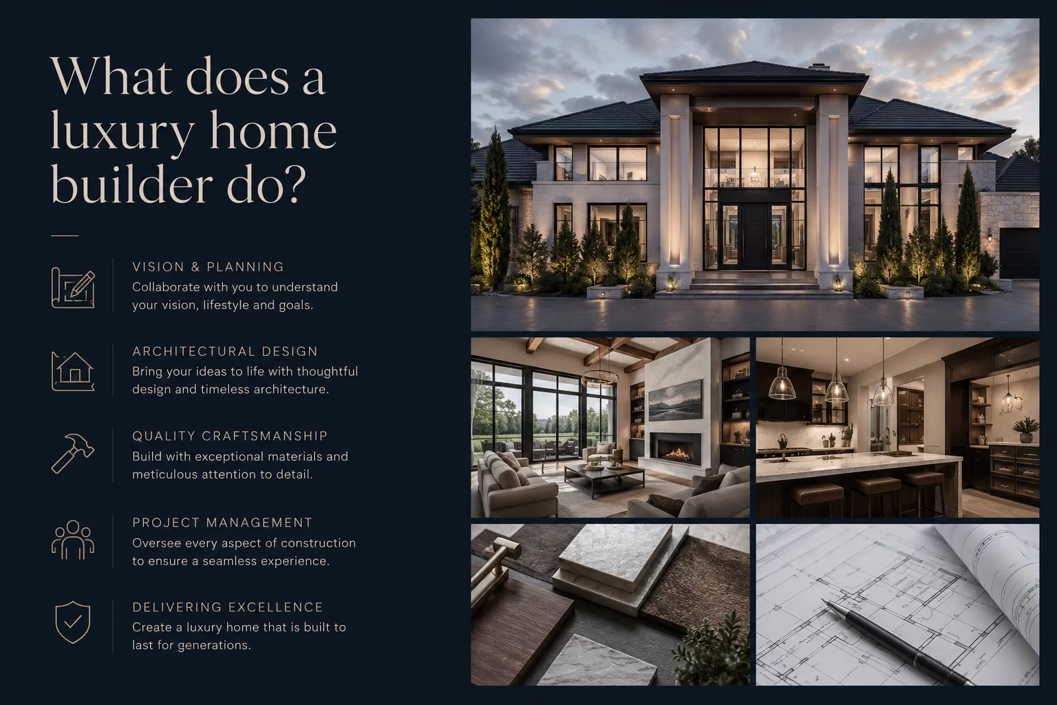 What does a luxury home builder do?