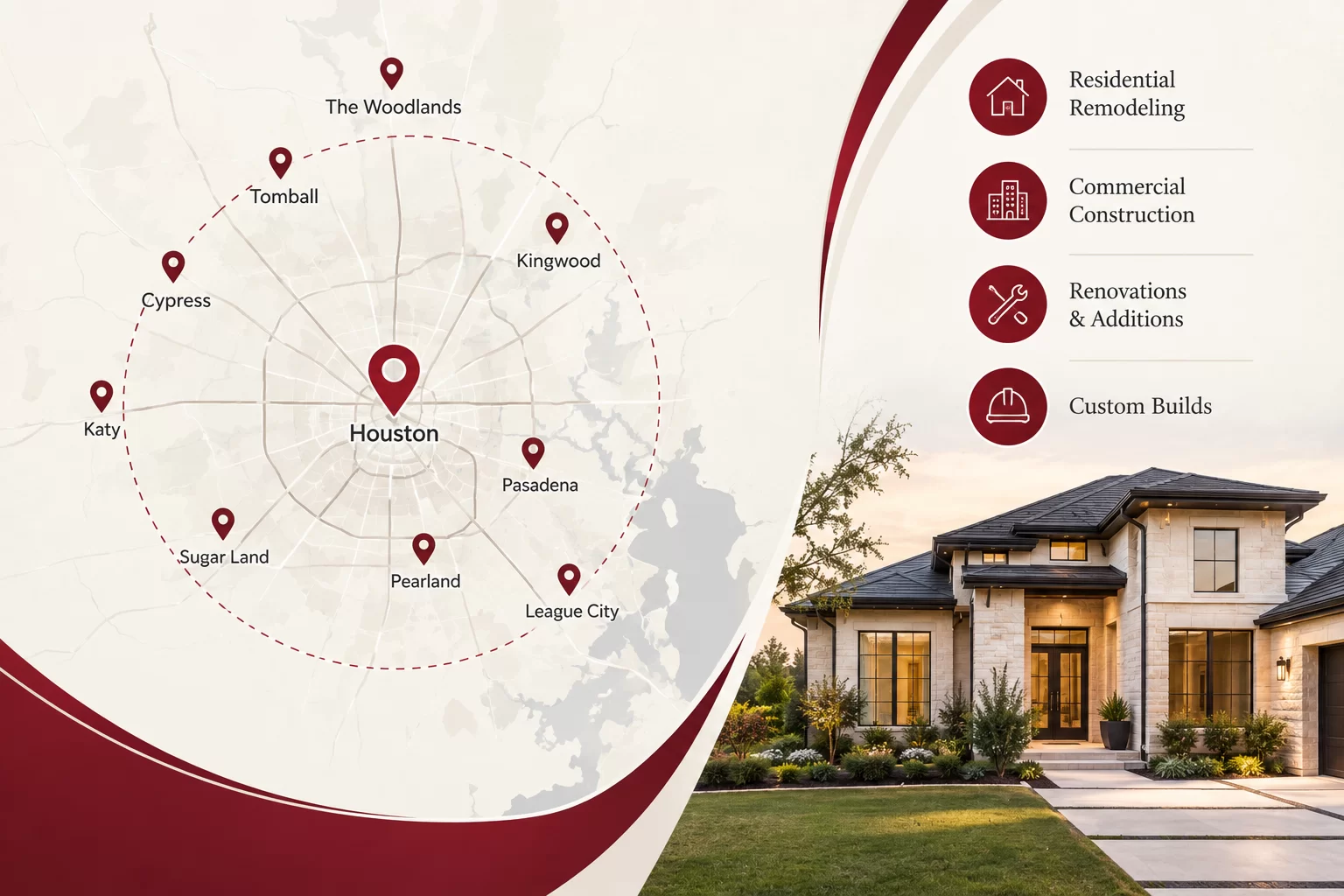Marwood Construction’s Houston-Area Service Coverage