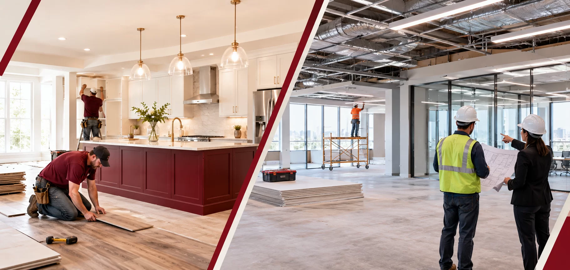 How Do Remodel Contractors Handle Home and Commercial Projects Differently?